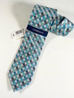 Croft & Barrow Blue Gray Neck Tie - NWT